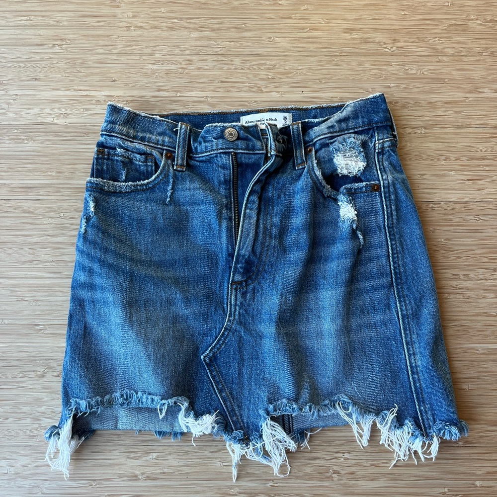 Abercrombie & Fitch denim mini skirt